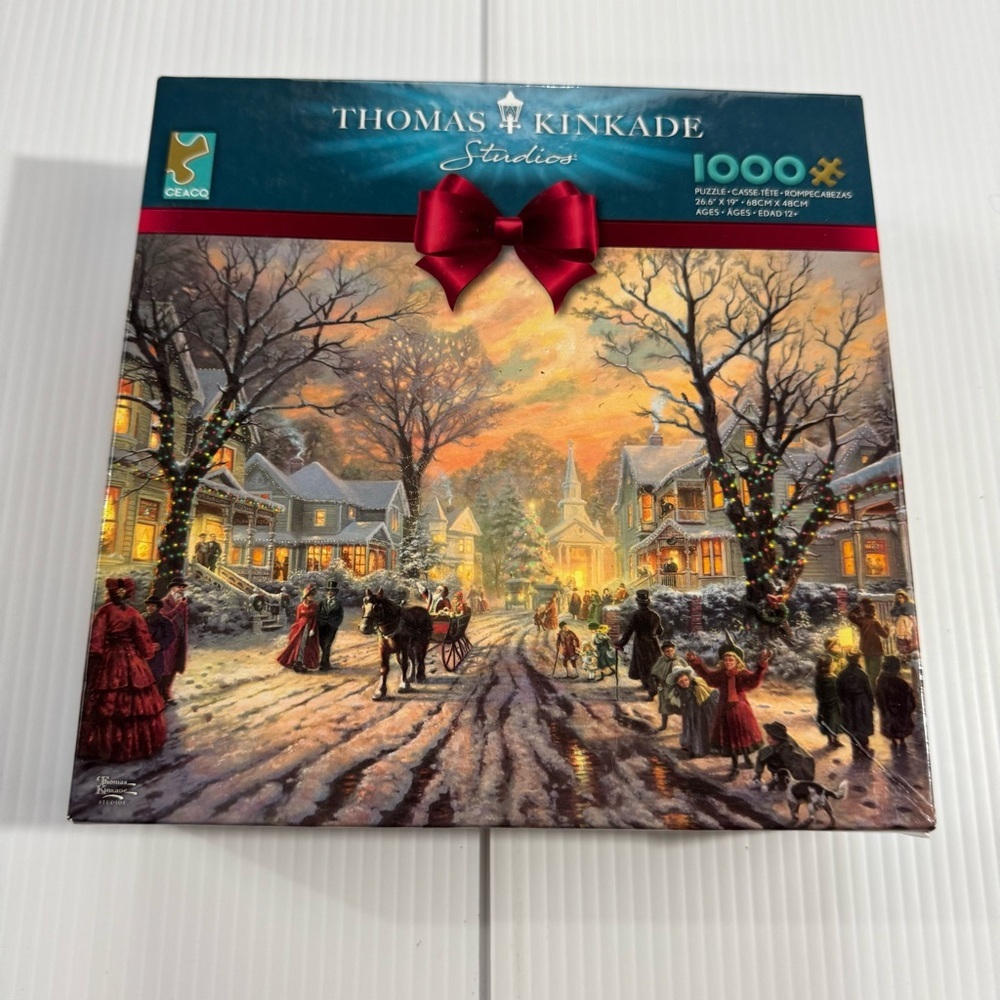 27. Thomas Kinkade Studios Winter Wonderland 1000 Piece Puzzle